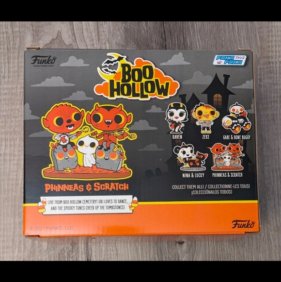 Funk Pop! Paka Paka Boo Hallow - Phinneas & Scratch Vinyl Figure *RETIRED* - Picture 3 of 3